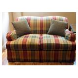 Thomasville Custom Upholstered Love Seat, 33" X 59" X 38"
