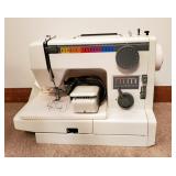 Deluxe Zigzag Sewing Machine By JC Penney Model 6942, With Cover