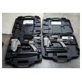 Porter Cable Pneumatic Brad Nailer Model FN250B In Carrying Case And Brad Nailer Model BN125A In Car