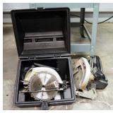 Craftsman 7.25" Electric Circular Saw Qty 2, One In Carrying Case