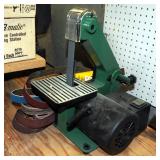 Central Machinery 1" Electric Belt Sander Model 60543, Includes Additional Sanding Belts