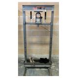 Central Machinery 20 Ton Shop Press Item 60603 With Hydraulic Bottle Jack