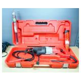 Milwaukee Sawzall Model 6509-21, Powers On, With Extra Blades, In Hard Case