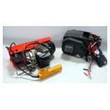 Haul-Master 2000 Lb Electric Winch And Unmarked Electric Winch, Total Qty 2