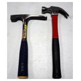 Hammer Collection, Includes Estwing 20 oz Brick Layer, 16 oz Claw, Ball Peen And Mallet