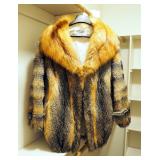 Lark Lynn Furs Fox Fur Coat With 3/4 Sleeves
