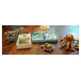 Bejeweled Animal Pins, Gold Charms, And More