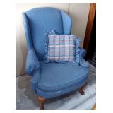 Broyhill Upholstered Wing-back Chair 43" x 32" x 32"