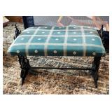 Cast Iron Foot Stool, 15" x 19" x 13"