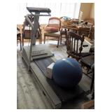 Lifestyler Electric Treadmill With Reebok 55cm Stay Balls Qty 2, Powers On