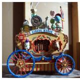 Enesco Circus Wagon Battery Operated And Animated Music Box