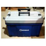 Kobalt Portable Rolling Tool Chest (16" x 24" x 15"), Contents Include Leather Carpenter