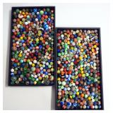 Marble Collection, Assorted Colors, Styles And Sizes, Some Wood And Clay, Uncounted, Trays Not Inclu