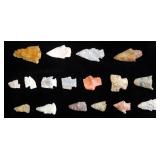 Arrowhead/ Projectile Point Collection, Various Sizes, Qty 18