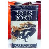Vintage Metal Oil Cans, Qty 3, 1 Marked Martin Ware, And Rolls Royce Car Polish Can