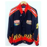 Chase Authentics Nascar Jacket With Embroidered Emblems, Size XL, Never Worn