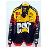 Chase Authentics Nascar Jacket With Embroidered Emblems, Size XL