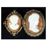 Cameo Jewelry Collection, Includes Necklaces, Lockets, Pins, And Earrings