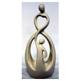 Enesco "Surrounded In Love" Porcelain Figure By Kim Lawrence, 11" High And Willow Tree "New Life" Fi
