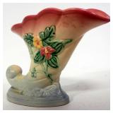 Hull Pottery Magnolia Urns And Wild Flower Cornucopia , Qty 3, All Approx 6.5" High