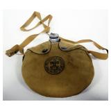 Boy Scouts Of America Metal Canteen In Canvas Carry Case