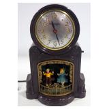 Mastercrafters Electric Mantle Clocks, Qty 3 Includes No. 20 Merry Go Round, Fireplace, And Children