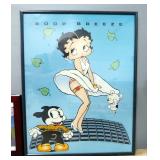 Betty Boop Wall Decor, Includes Dimensional Monroe Style Metal Wall Hanging And 2 Framed Prints (1 U