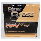 Blazer Brass And PMC Bronze .45 Auto Ammo, Approx 100 Rds