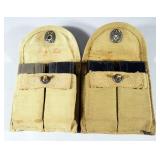 US Military Canvas Mag Holders, Qty 2
