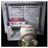 Yogi Berra (HOF) Autographed Baseball With COA, In Holder