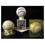 Autographed Baseballs Qty 3, Includes Kansas City Royals Carlos Beltran, Jeff Montgomery, And John W