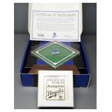 Authentic Kansas City Royals Kauffman Stadium Turf (From 1985-1994) In Display Stand With COA, In Bo