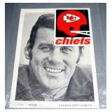 1969 Kansas City Chiefs AFL Champions Team Photo With Stamped Signatures, Autographed Len Dawson Pho