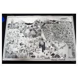 University Of Kansas KU Collectibles, Includes Jayhawk Banner, Football Hand-Fans, 1989 Kansas Footb