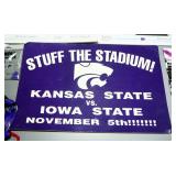 Kansas State University Wildcats Sports Collectibles, Includes Bill Snyder Statue Proposal Drawings,