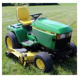John Deere Liquid Cooled Diesel HD Riding Lawn Tractor Model 455, With 60