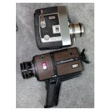 Vintage Camera Collection Including Polaroid Land Camera 210, Kodak Pony IV Camera With Leather Case