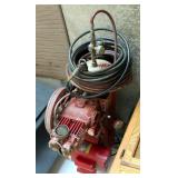 Vintage Marathon Electric Binks Air Compressor Model 8ZA With Air Hose