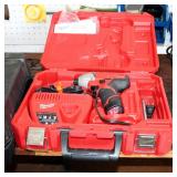 Milwaukee M12 Cordless Impact Driver With Charger And Case