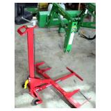 MoJack EZ Max Adjustable Mower Lift, 450 Pound Capacity, 47" x 44.5" x 37"