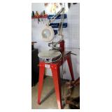 RBI Industries "The Hawk" Precision Scroll Saw, Model 220-3, On Metal Stand, Includes Magnification 
