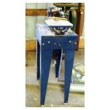 Electric Scroll Saw On 36" Metal Stand, Make/Model Unknown, Powers On