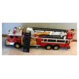 Bright Battery Powered New York Fire Department Snorkel Unit Fire Truck, 28" Long, With Remote
