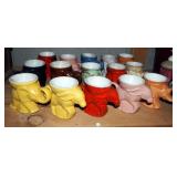 Frankoma Pottery Political Mug Collection, Various Years, Qty 15