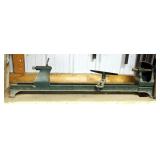 Vintage 32" Wood Lathe On Metal Stand (33" x 52" x 12")