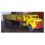 Antique Metal Trucks, Trailers, Bulldozer, And More
