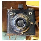 Vintage Camera Assortment Including Argus Electric Projector Model 35, Brownie Flash Six-20 And Brow