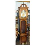 German Ridgeway Pendulum Floor Clock 72" x 14.5" x 9"