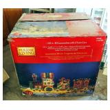 Holiday Living 100" 3D Locomotive With Train Cars, In Original Box