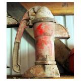 Vintage Cast Iron Water Pump Marked Art. NO. STB. 3800, 13" Tall